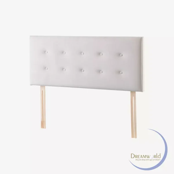 Button Back Strutted Headboard by Dreamworld Respa